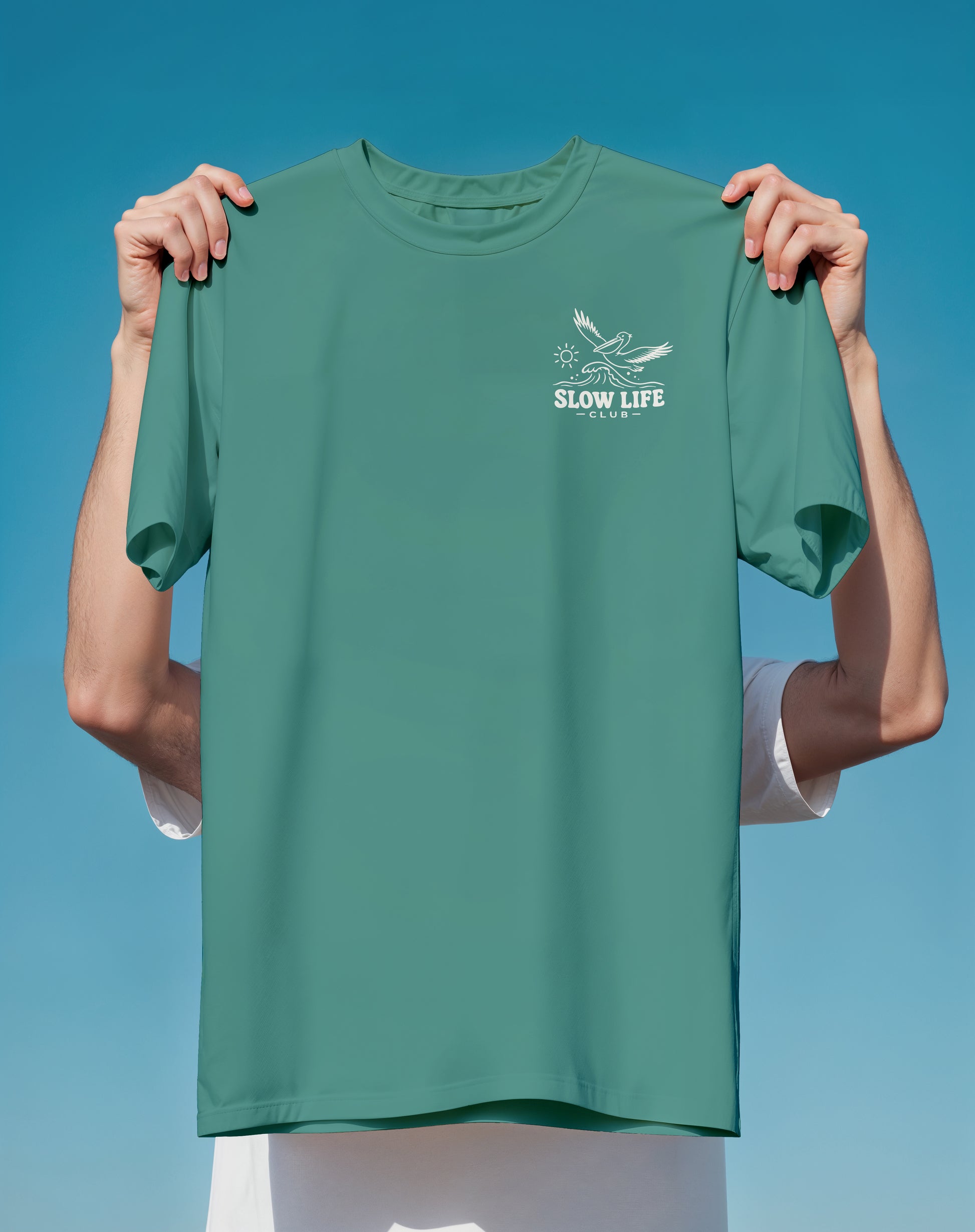 Slow Life Club Sloth – garment-dyed relaxed fit tee – Slow Life Club
